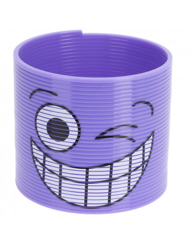 Trapveer Smiley 8cm Paars