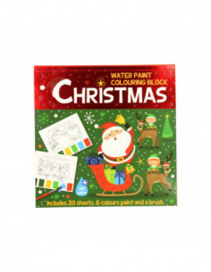Waterverfblok Kerst BT