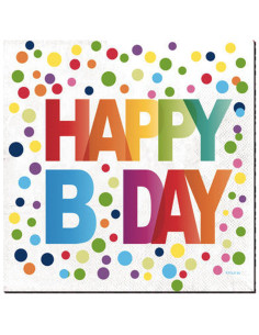 Servetten Happy Bday...