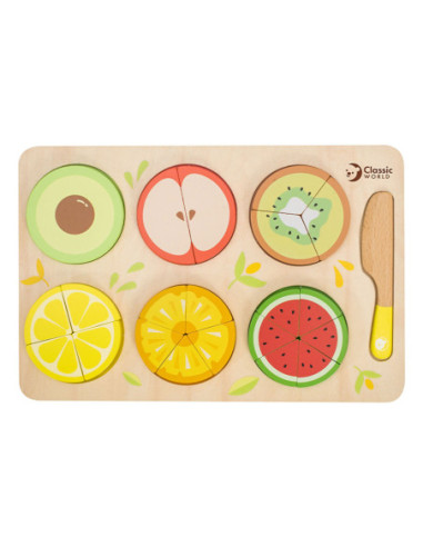 Classic World Houten Fruit Puzzel...