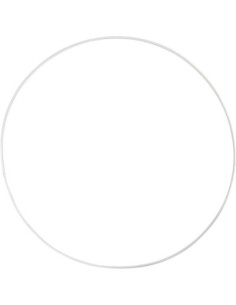 Metalen Witte Draadring...