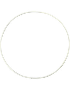 Metalen Witte Draadring 20cm