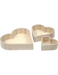 Hartvormige Houten Schalen...