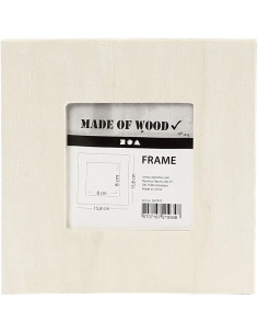 Houten Fotolijst Vierkant