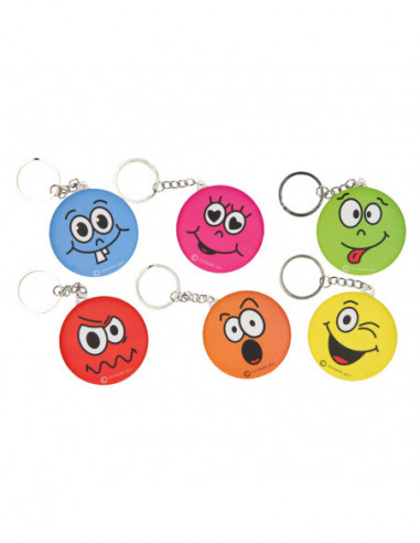 Sleutelhanger - Lachgezicht met...