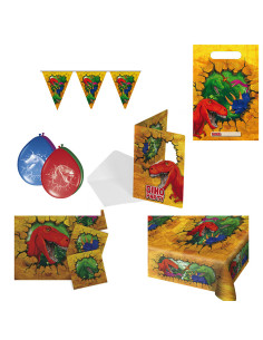 Feestpakket Dino 6 Kinderen