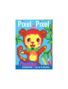 Pixel Kleurboek Aapje