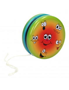 Metalen Jojo Lachgezicht 24st.