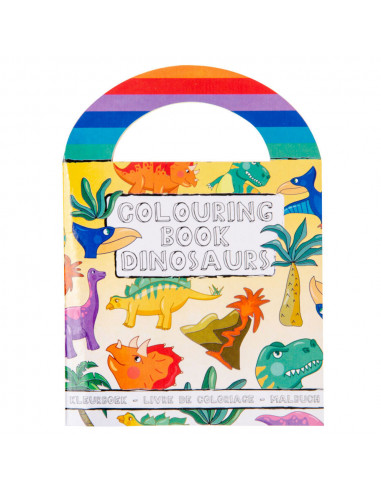 Kleurboek Met Stickers Dinosaurus 48st.