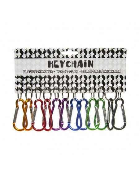 Sleutelhanger Gekleurde Karabijnhaak Klein