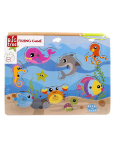 Visspel Hout 30x22cm