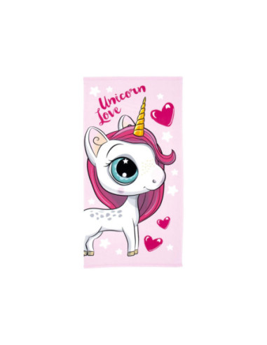 Handdoek Unicorn Love 70x140