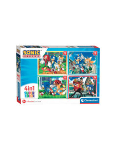 Clementoni Puzzels Sonic 4in1