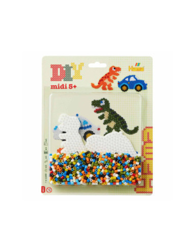 Hama Strijkkralenset Dino 1100st.