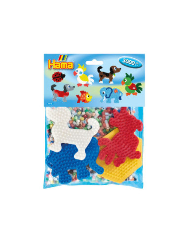 Hama Strijkkralenset Group Pack Blauw...