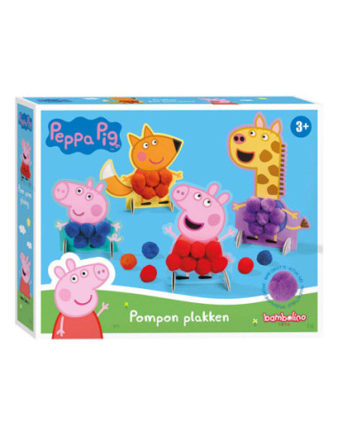 Peppa Pig Pompom Plakken