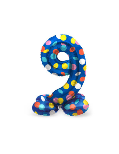 Staande Folieballon Colorful Dots...