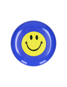 Frisbee met Lachgezicht Blauw