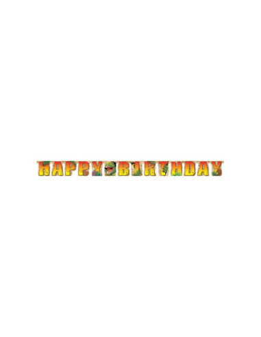 Dino Letterslinger Happy Birthday 220cm