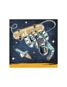 Astronaut Servetten 16st.