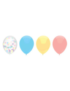 Ballonnenmix Pastel 6st.