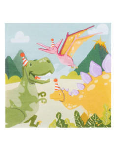 Servetten Dino Party 33x33cm