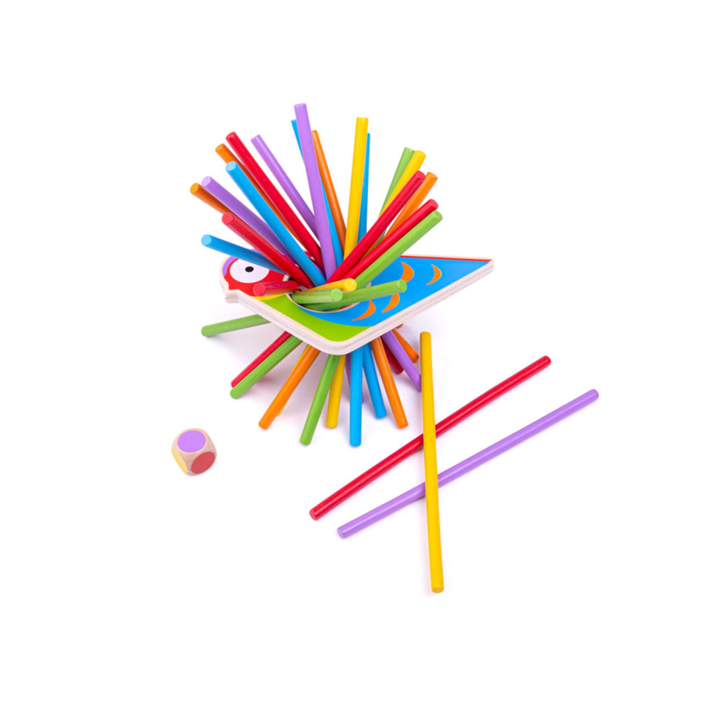 Bigjigs Stokken Oppikken Vogel Houten Kinderspel