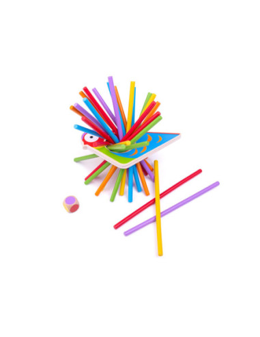 Bigjigs Stokken Oppikken Vogel Houten...