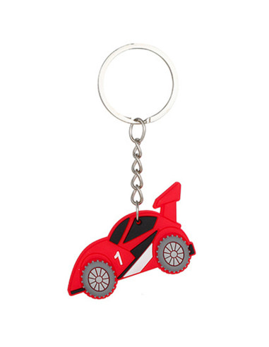 Sleutelhanger Raceauto Rood