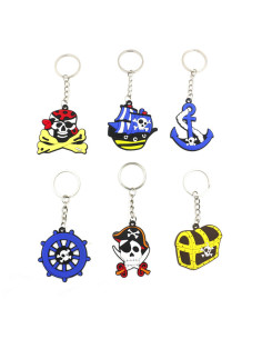 Sleutelhangers Piraten thema