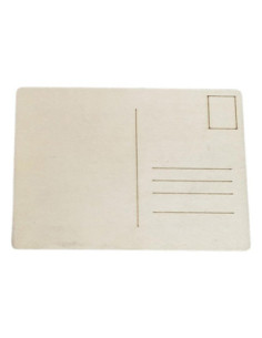 Houten Ansichtkaart Multiplex