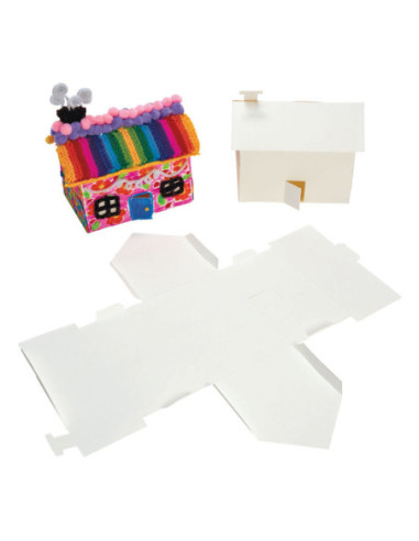 Colorations - 3D Papieren Vouw Huis...