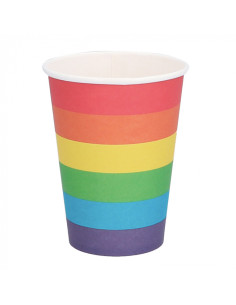 Bekertjes Papier Regenboog...