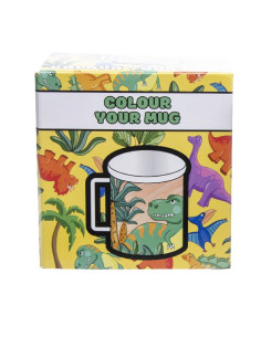 Kleur je eigen Mok Dino