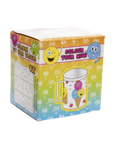 Kleur je Eigen Mok Lachgezicht