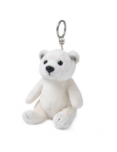 WNF Pluche - IJsbeer Sleutelhanger, 10cm