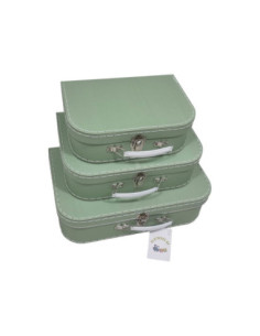 Kartonnen Koffer Set Groen...