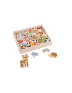 Bigjigs Houten Magneten Bos...