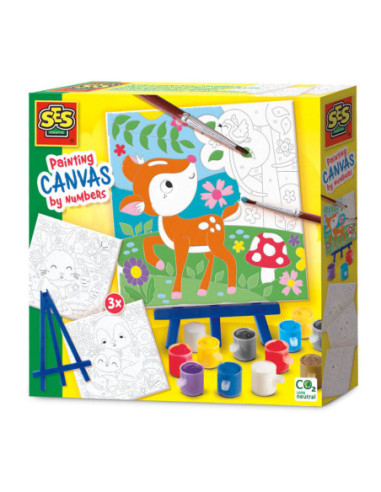 SES Schilderen op Nummer Canvas -...