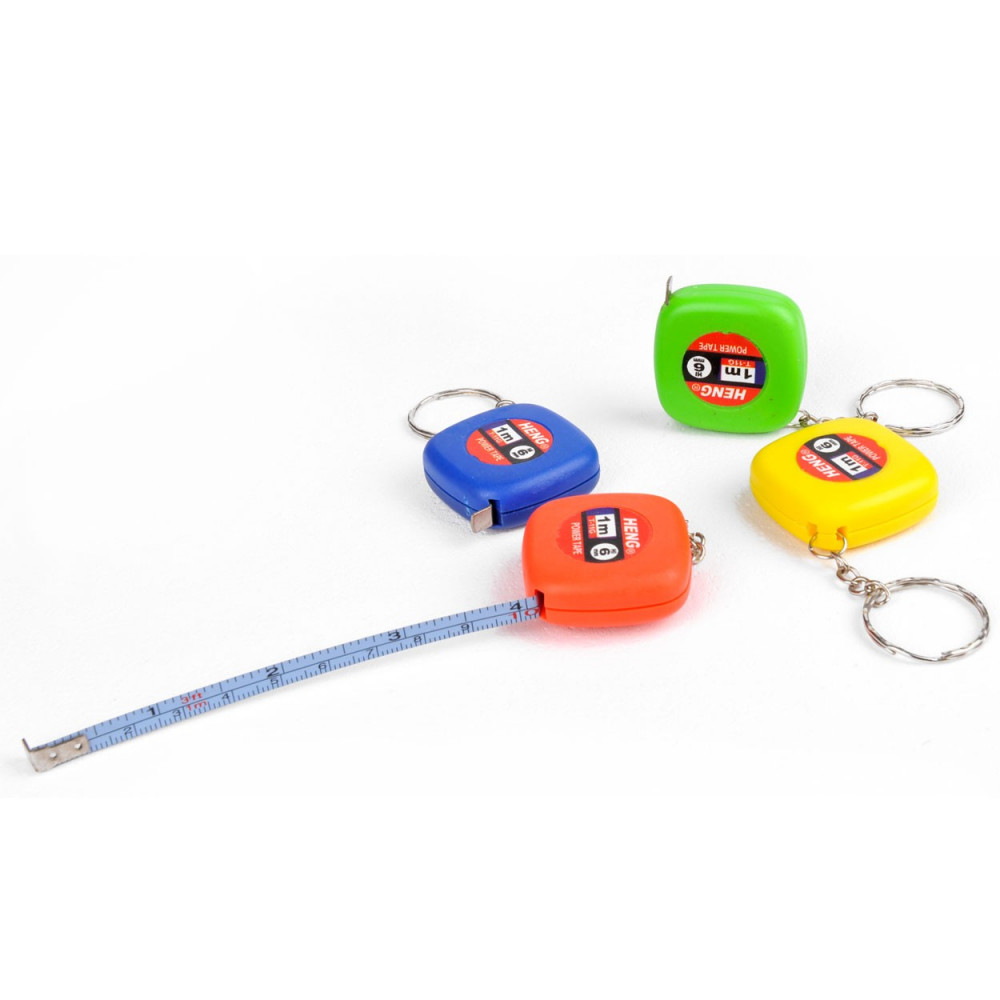 Sleutelhanger - Rolmaat 1mtr. 12st.