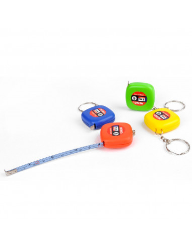 Sleutelhanger - Rolmaat 1mtr. 12st.