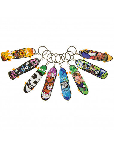 Sleutelhanger Skateboard 12st.