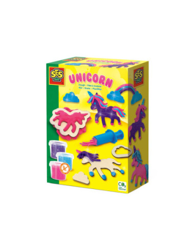 SES Klei - Unicorns Neon Glitter