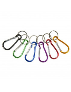 Sleutelhanger Gekleurde Karabijnhaak Klein