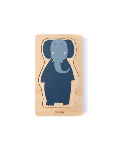 Trixie Houten 4-lagen Puzzel Dieren 5st.