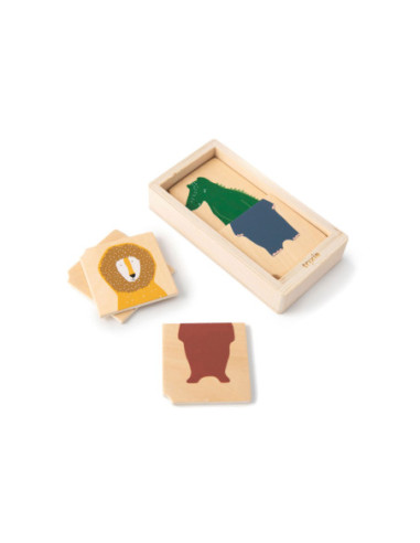 Trixie Houten Combo Puzzel Dieren
