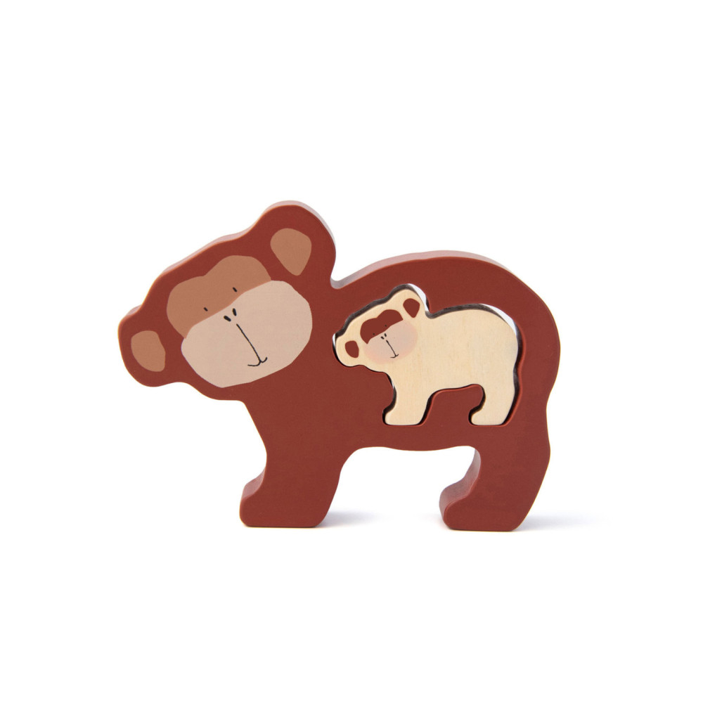 Trixie Houten Babypuzzel - Mr. Monkey