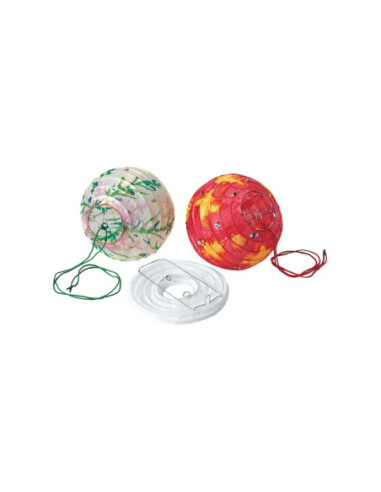 Colorations - Lampion Wit Set van 12