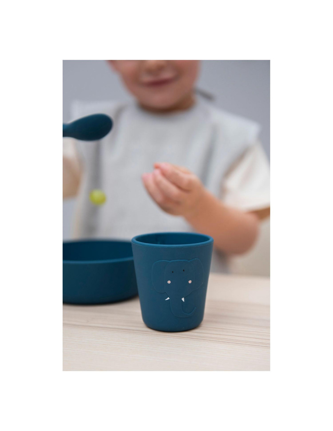 Silicone Beker - Mrs. Elephant 2st. Silicone Beker - Mrs. Elephant 2st.
