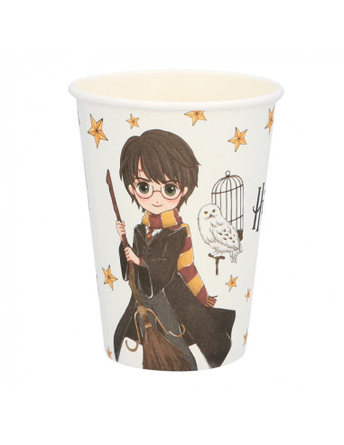 Papieren Bekertjes Harry Potter 8st.
